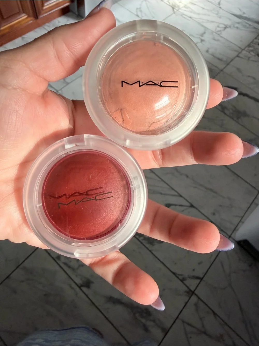 MAC Glow play Cream Blush Duo — Big Diva Energy & So Natural